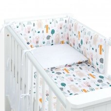 MamoTato patalynė 3 d. miškas, dažyta, Premium MamoTato patalynė 3 d. miškas, dažyta, Premium