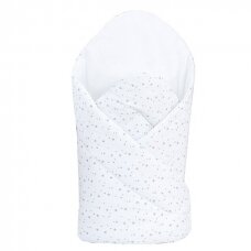 Wrap blanket stars, white