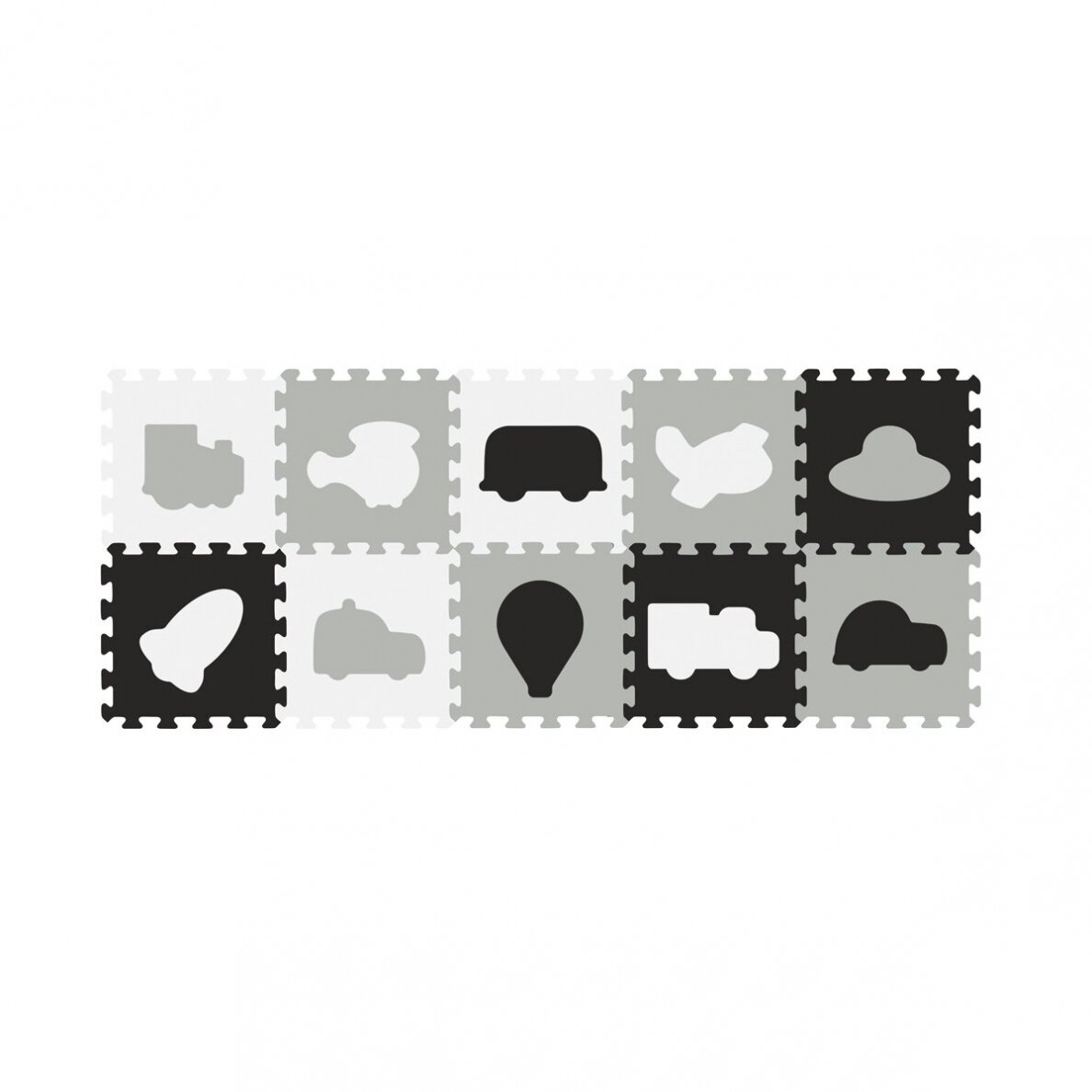 Foam Puzzle 10pcs Vehicles, 394/02 Foam Puzzle 10pcs Vehicles, 394/02