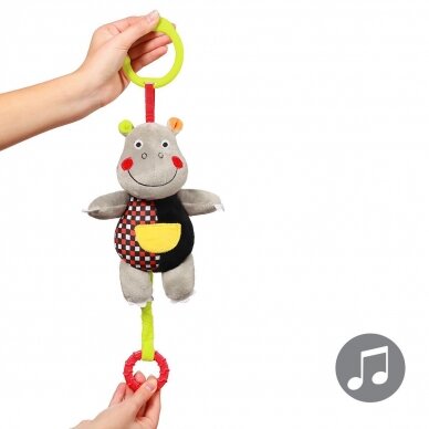 ALBERT THE HIPPO musical toy for babies C-MORE COLLECTION 639 2 ALBERT THE HIPPO musical toy for babies C-MORE COLLECTION 639 2