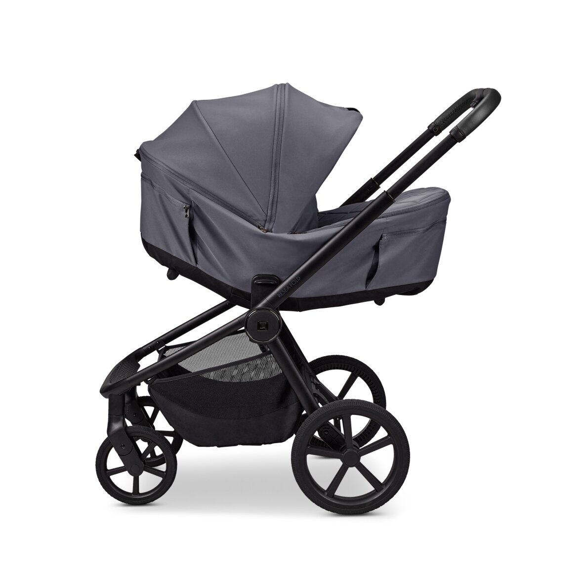 Moon stroller foldable carrycot Resea fold 2/1 graphite 1 Moon stroller foldable carrycot Resea fold 2/1 graphite 1
