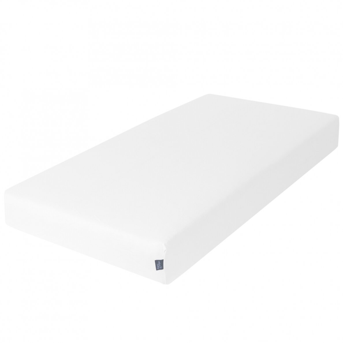 Jersey fitted sheet with elasticated edge (120x60) White