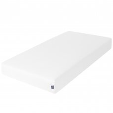 Jersey fitted sheet with elasticated edge (120x60) White