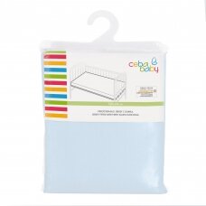 Paklodė su guma jersey, 120x60, mėlyna Paklodė su guma jersey, 120x60, mėlyna