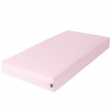 Jersey fitted sheet with elasticated edge (120x60) Pink