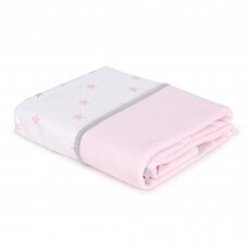 Ceba Baby Jersey Baby Blanket (90x100) Medium Stars pink Ceba Baby Jersey Baby Blanket (90x100) Medium Stars pink