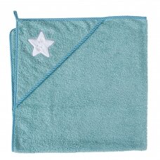 Bath towel (100x100) Smiley Star aqua Bath towel (100x100) Smiley Star aqua