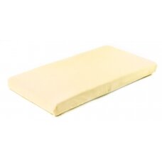 Sensillo paklodė su guma jersey, geltona, 120*60, 2206 Sensillo paklodė su guma jersey, geltona, 120*60, 2206