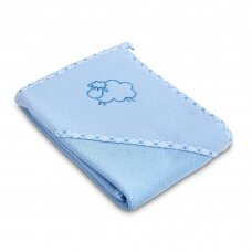 Lamb soft bath towel – blue, 80x80, 4153 Lamb soft bath towel – blue, 80x80, 4153