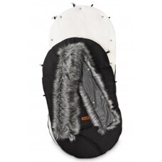Sensillo vokelis vežimėliui, ESKIMO, 100x46, juodas, 8330 Sensillo vokelis vežimėliui, ESKIMO, 100x46, juodas, 8330