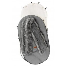 Sensillo vokelis vežimėliui, ESKIMO, 100x46, pilkas, 8332 Sensillo vokelis vežimėliui, ESKIMO, 100x46, pilkas, 8332