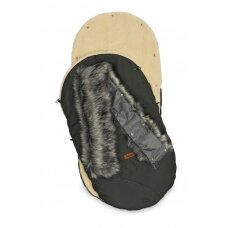 Sensillo vokelis vežimėliui, ESKIMO, vilnonis, 100x46, tamsiai pilkas, 8341 Sensillo vokelis vežimėliui, ESKIMO, vilnonis, 100x46, tamsiai pilkas, 8341