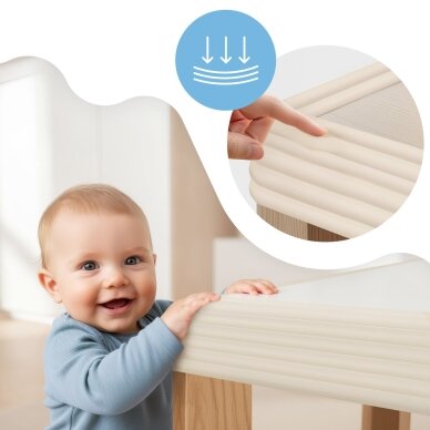 SIPO apsaugos juosta baldams kreminė 2m SBS-T11-L20 2