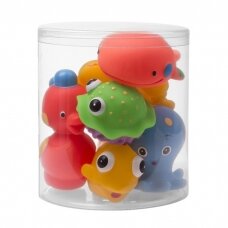 Tullo vonios žaislai dėžutėje, jūros gyvūnėliai, 6 vnt., 7 cm, 506