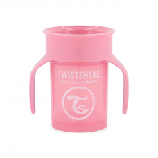 Twistshake buteliukas 360 nuo 6mėn rožinis 78928 Twistshake buteliukas 360 nuo 6mėn rožinis 78928