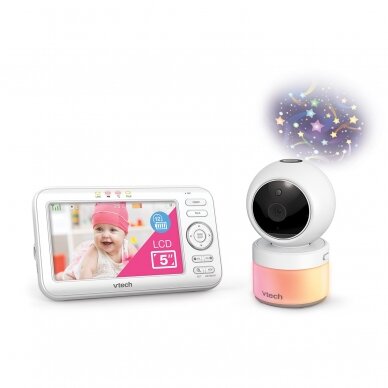 Vtech 5 Digital Video Baby Monitor with Pan & Tilt Camera VM5463