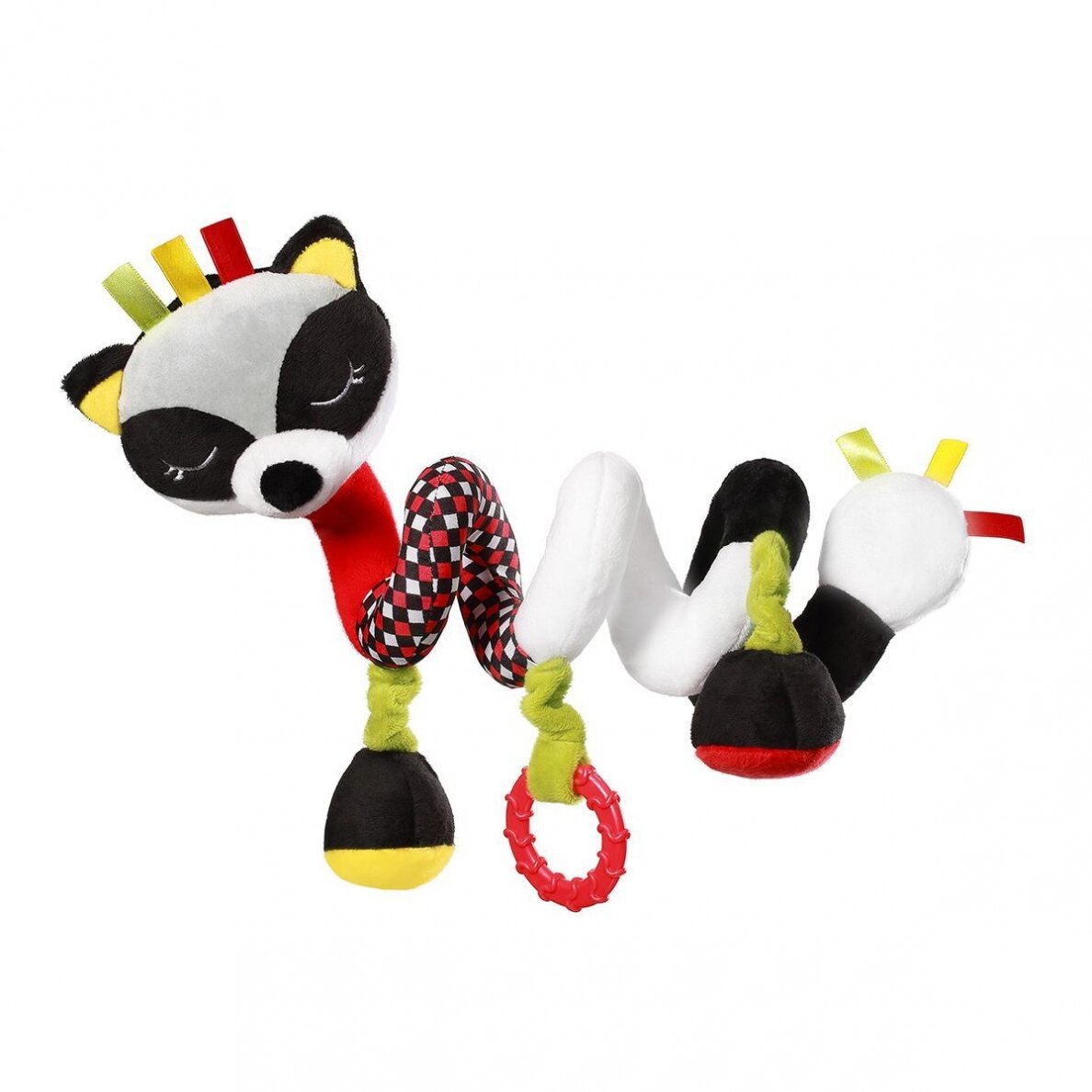 FELIX THE RACOON multifunctional vibrating pram toy C-MORE COLLECTION , 632 FELIX THE RACOON multifunctional vibrating pram toy C-MORE COLLECTION , 632